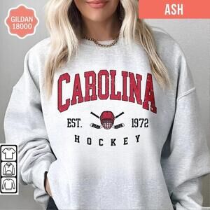 Carolina Hurricanes Retro Style Sweatshirt, Retro Carolina Hockey 1972, Carolina